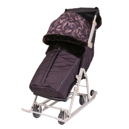 санки ника детям 7-5 нд7-5н шоколадный