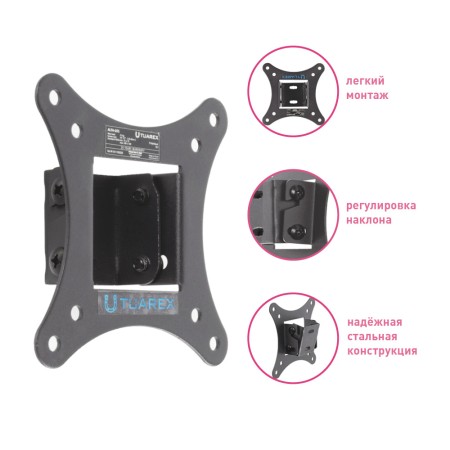 кронштейн tuarex alta-101 черный 10-27"
