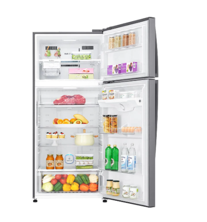 холодильник lg gn-h702hmhz серый, дисплей (180,0)