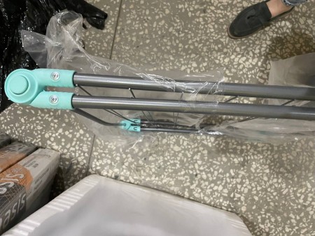 сушилка для белья ника сб4 на ванну (серый), погнута, нет упаковки