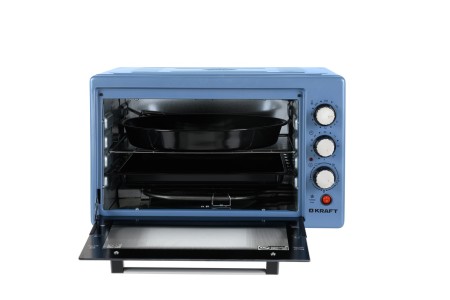 мини печь kraft kf-mo 3804 rkbu (синий)