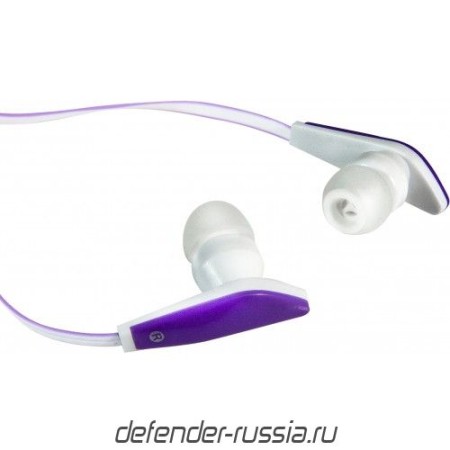 наушники defender trendy 706 сиреневый/белый