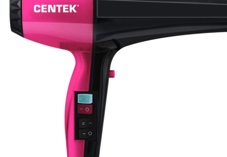 фен centek ct-2225 professional черный/красный