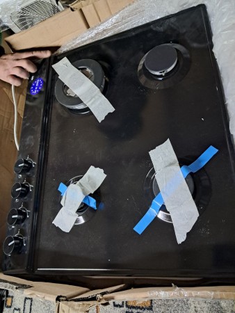 варочная панель hansa bhgs 611391, царапины, потертости