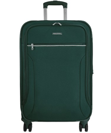 чемодан и  бьюти-кейс "borgo-antico", ba-6083-03, 47л (s) темно-зеленый