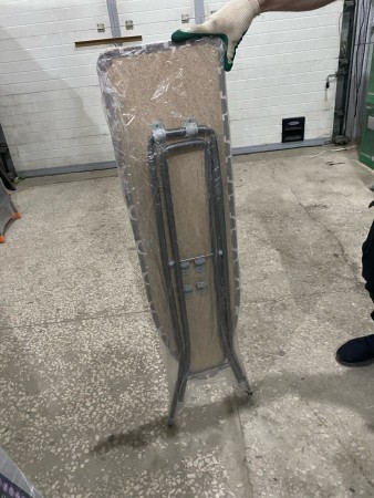 гладильная доска ника белль, порван чехол, загрязнения, нет заглушки 1