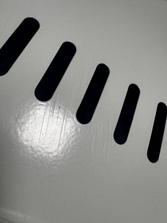 вытяжка hansa osc 6111 wh, замятие корпуса