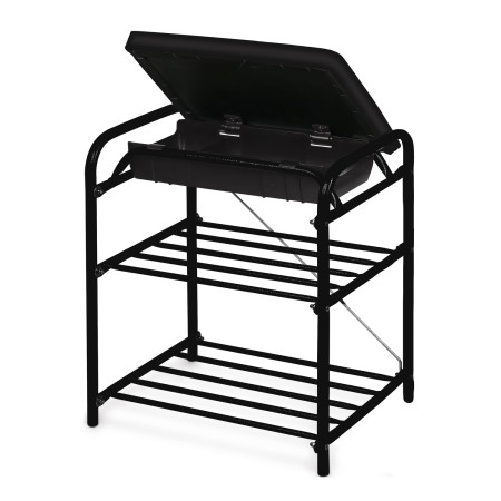 банкетка ника бп1-1 черный/матовый черный