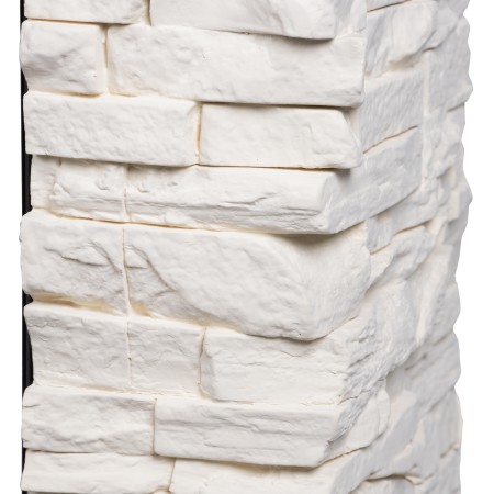 портал firelight michigan 42/40/36", камень молочный/шпон темный дуб