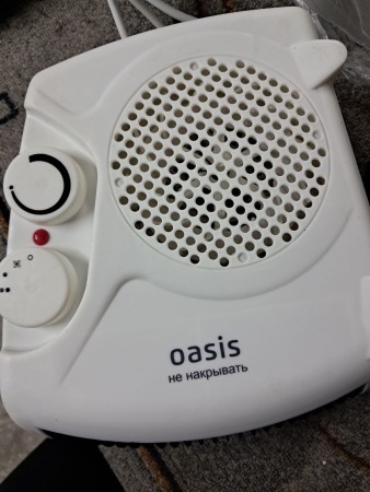 тепловентилятор oasis ls-20, б/у, потертости
