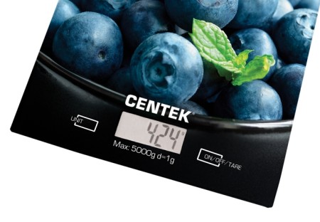 весы кухонные centek ct-2462 голубика