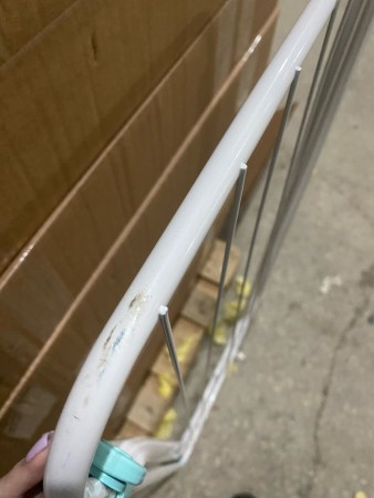 сушилка для белья ника 10 сб3 (белый)  потертости , нет упаковки