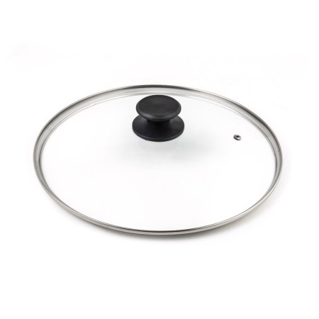 крышка стеклянная lara lr01-99 28см