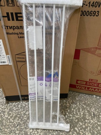 сушилка для белья ника сн 80 (белый) настенная, повреждена упаковка, рыжие углы, погнута