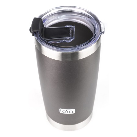 термокружка lara lr04-25 gray 0,56 л