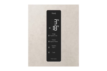 холодильник lg gc-b509 aemw бежевый, дисплей (203,0)-