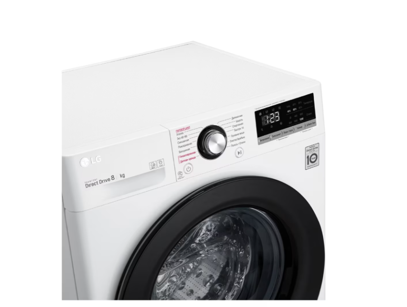 Стиральная машина LG F2V3PS6W AI DD, Steam, белый