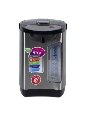 термопот willmark wap-403is металлик,чер. пластик