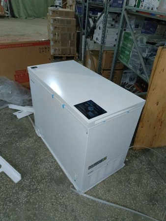 морозильник willmark cf-390iw белый inverter (до -15 с)- вмятина