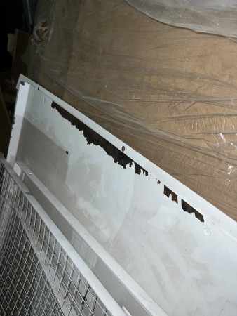 ограждение ballu 700*1200*1000, ржавчина, замятое, царапины , потертости 