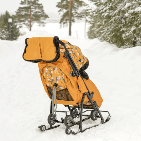 санки ника детям 7-5 нд7-5н горчичный