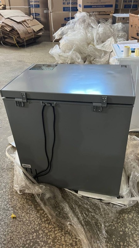 Морозильник Willmark CF-270IDG серый Inverter (до -15 С) вмятины многочисленные сверху
