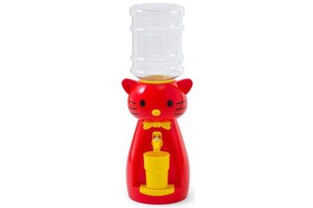кулер для воды vatten kids kitty красный (со стаканчиком)