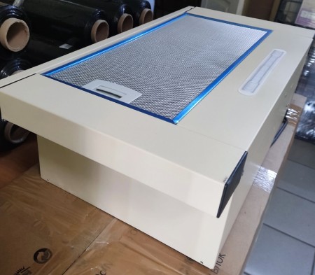 вытяжка kraft technology tch-h6032bgg, замятие на лицевой стороне