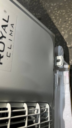 сплит-система royal clima rc-vx22hn vela nuova вмятина снизу на внешнем блоке