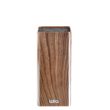 подставка для ножей lara lr05-102 wood