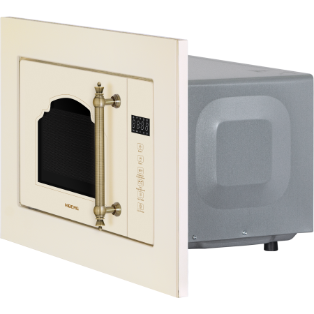 микроволновая печь hiberg vm 6502 yr бежевый
