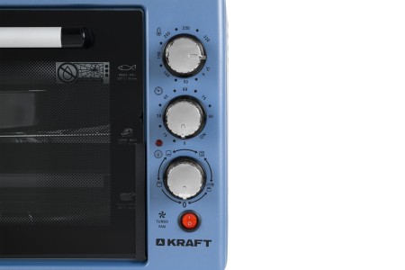 мини печь kraft kf-mo 3804 rkbu (синий)