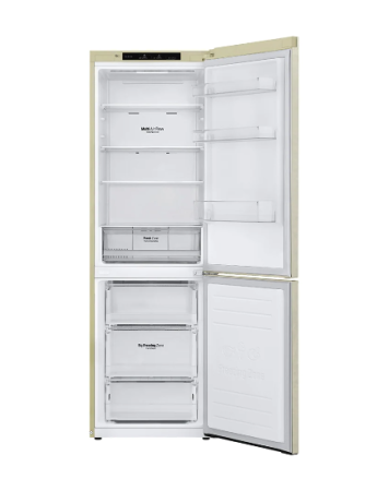 холодильник lg gc-b459 secl бежевый, дисплей (186,0)