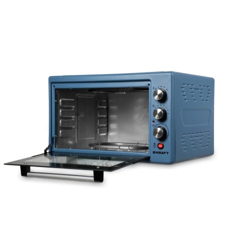 мини печь kraft kf-mo 3804 rkbu (синий)