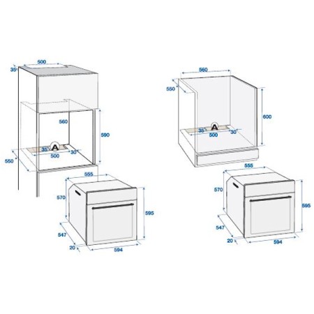 духовой шкаф beko bim24301zgcs