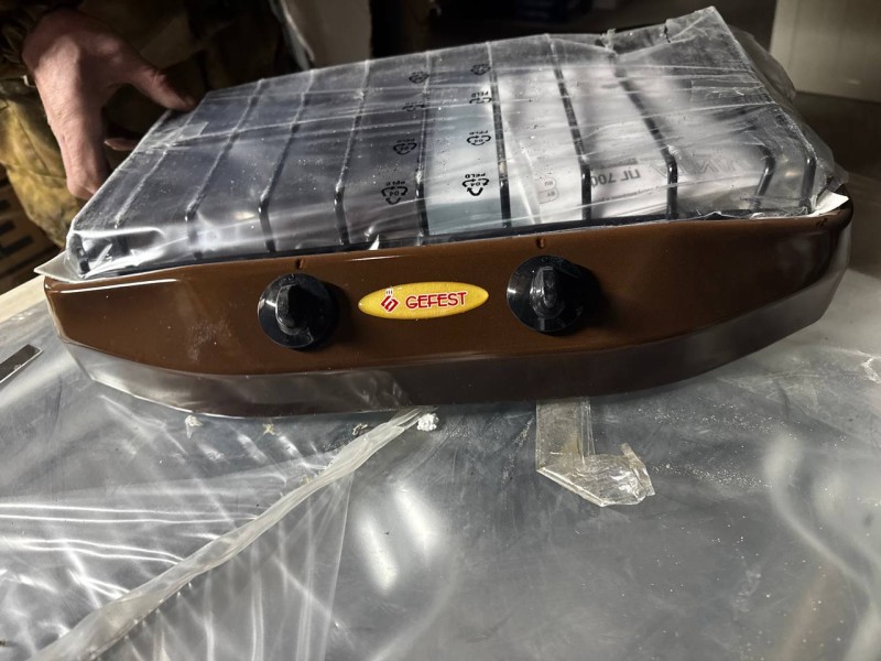 Настольная газовая плита Gefest 700 02 коричневый, замят корпус, повреждена упаковка