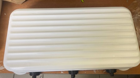 настольная газовая плита centek ct-1522 белый, мятая крышка