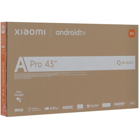 телевизор led xiaomi 43 tv a pro 2026 smart tv 4k-