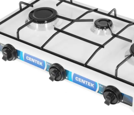 настольная газовая плита centek ct-1522 белый