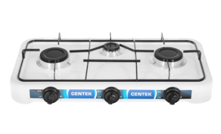 настольная газовая плита centek ct-1522 белый