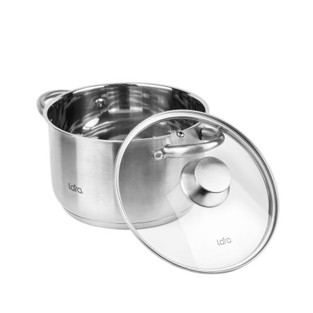 кастрюля lara lr02-266 2,1л афина
