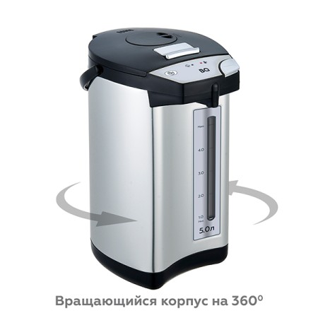термопот bq tp532 черный-стальной