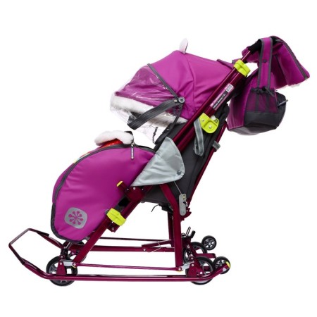 санки ника детям 7-6 нд7-6/6 со снеговиком орхидея