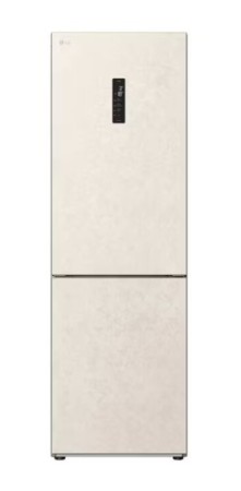 холодильник lg gc-b459 aemw бежевый, дисплей (186,0)
