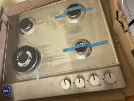 варочная панель hansa bhgi 611391, царапины, нет упаковки, вмятины