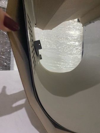 вытяжка akpo wk-6 largo eco 60 нержавейка повреждена упаковка, потертости на стекле