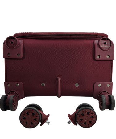 чемодан и бьюти-кейс "borgo-antico", ba-6083-01, 63л (m) бордовый