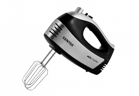 миксер centek ct-1122 черный/сталь