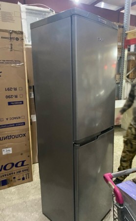 холодильник don r-296 mi металлик искристый, потертости