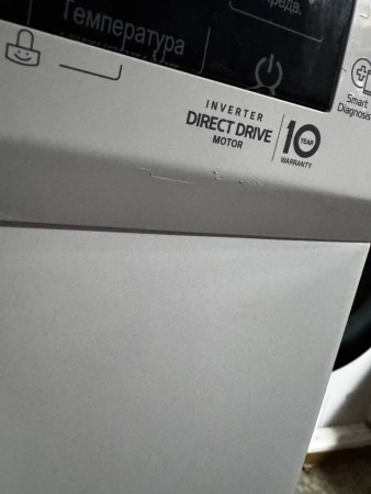 стиральная машина lg f2j3ns0w steam-, пере сборка модуля управления, царапины и потертости 